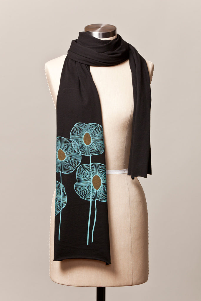Pineapple Scarf - Black