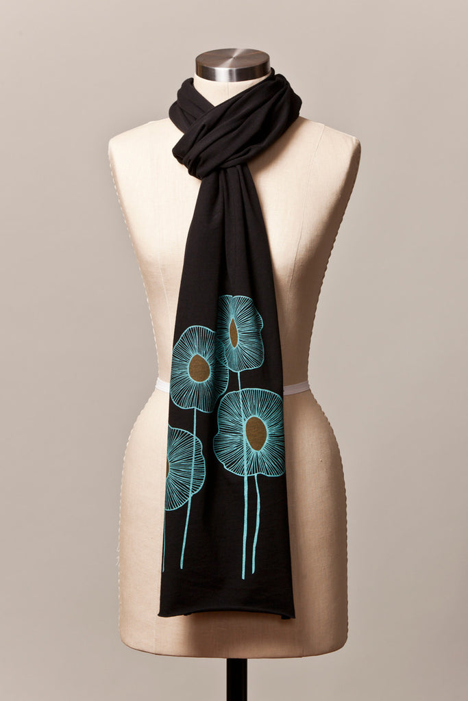 Pineapple Scarf - Black