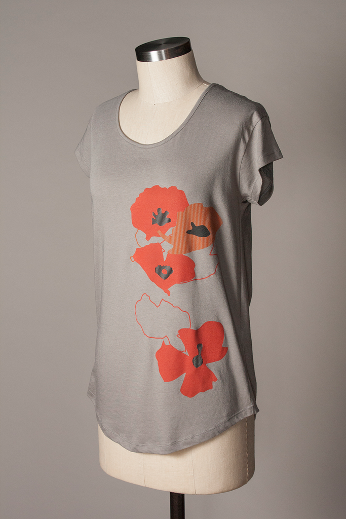 Poppy Shapes Relaxed Fit Tee