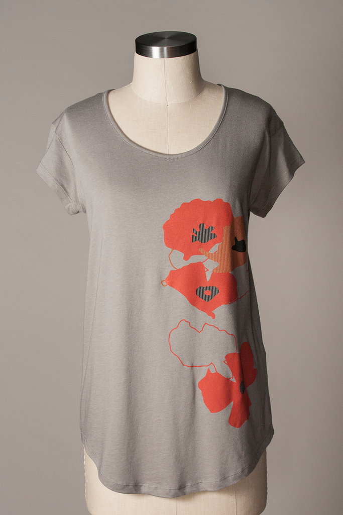 Poppy Shapes Relaxed Fit Tee