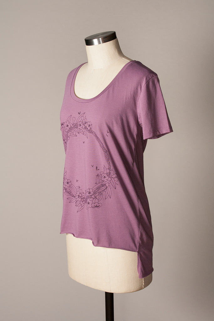 Jessamine Weekend Tee - Plum