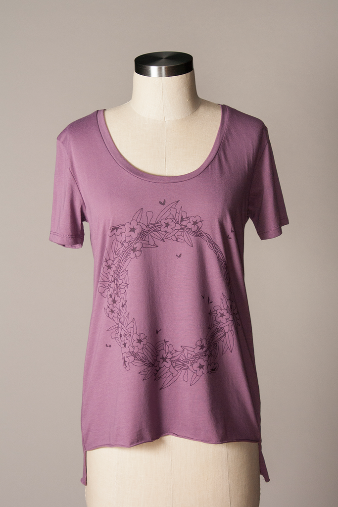 Jessamine Weekend Tee - Plum