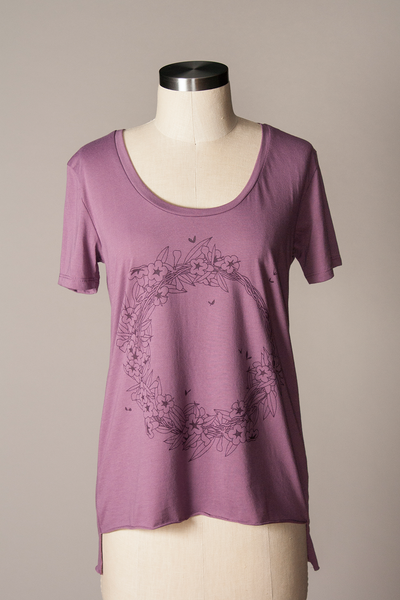 Jessamine Weekend Tee - Plum
