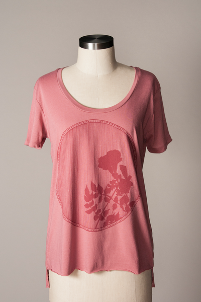 Trumpet Creeper Weekend Tee - Rose