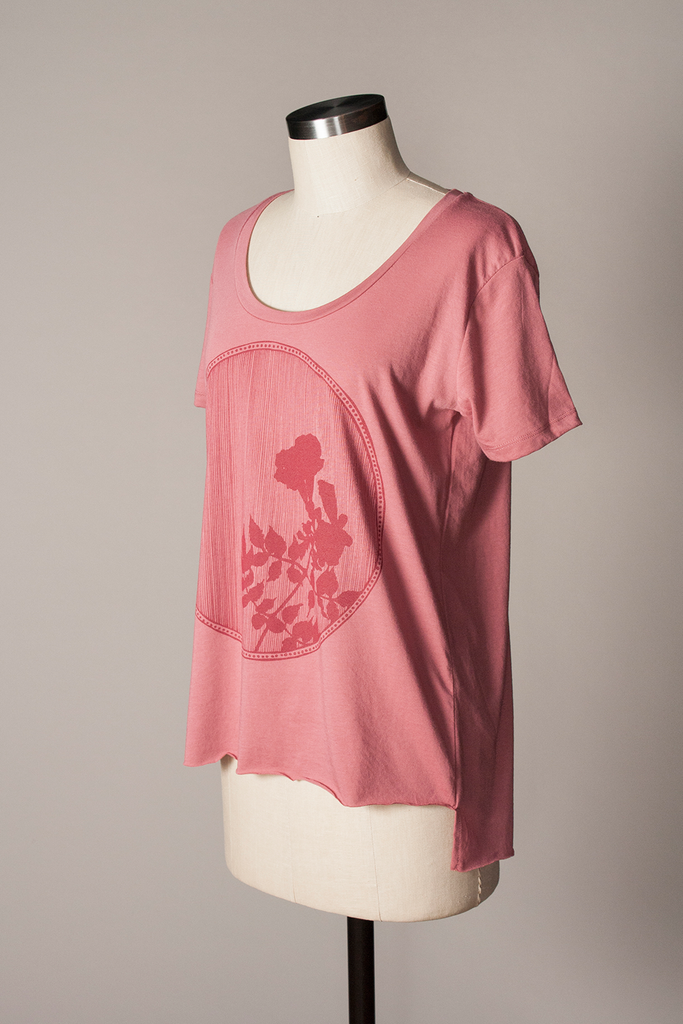 Trumpet Creeper Weekend Tee - Rose