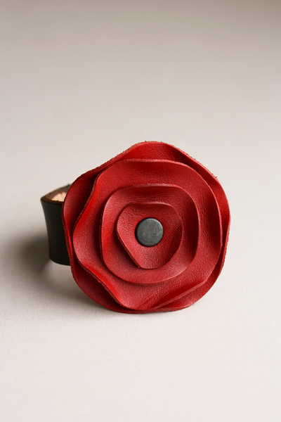 Scarf Cuff - Rouge