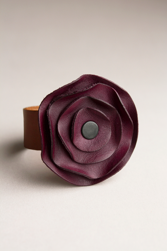 Scarf Cuff - Plum